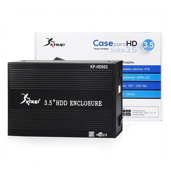 Case Para HD 3.5" e 2.5" - USB 2.0 - KP-HD002