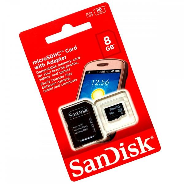 Cartão de Memória 8GB - Sandisk