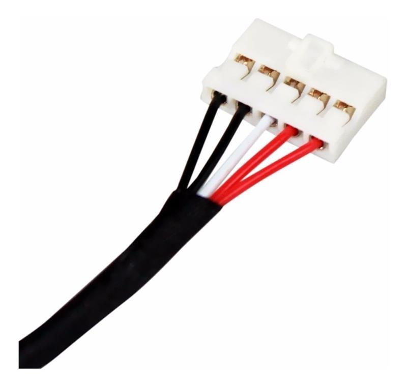 Conector Dc Jack Para Notebook Lenovo G40-30 G40-70 G40-45 G40-75 - Retangular USB - 11x4.5mm - Com Cabo