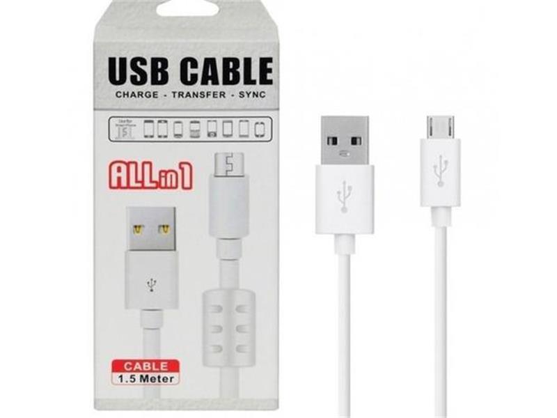 Cabo V8 USB Allin1 - 1.5m - KS-02