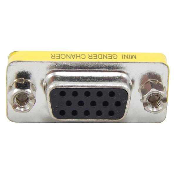 Adaptador Emenda VGA Femea Para VGA Femea Para Cabos VGA E RGB