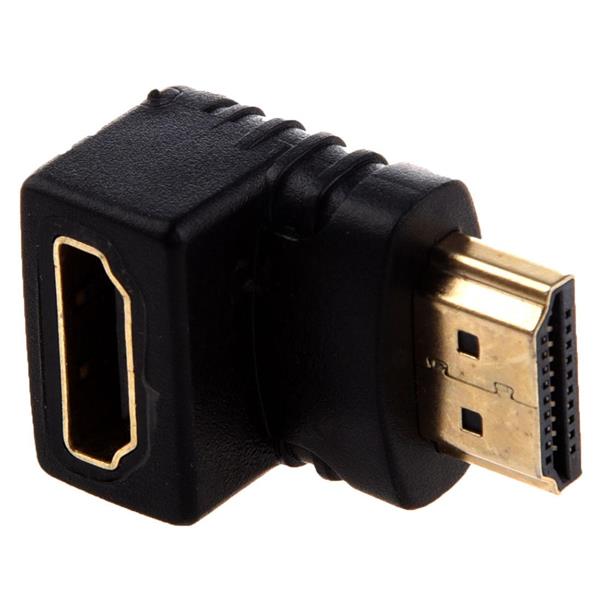 Adaptador HDMI 90 Graus Em L Macho e Fêmea
