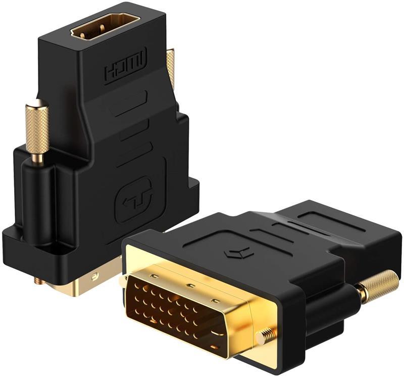 Adaptador HDMI Femea Para DVI Macho