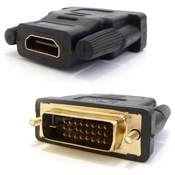 Adaptador HDMI Femea Para DVI Macho