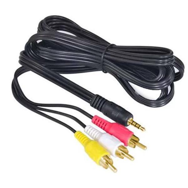 Cabo P2 x 3 RCA 2 Metros - LE-1001