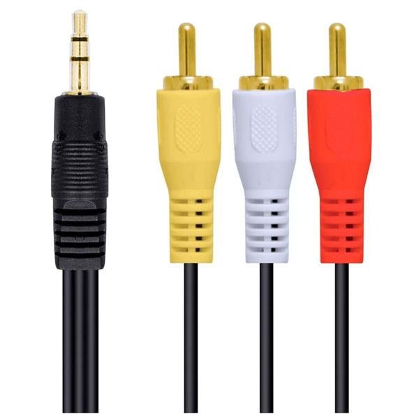 Cabo P2 x 3 RCA 2 Metros - LE-1001