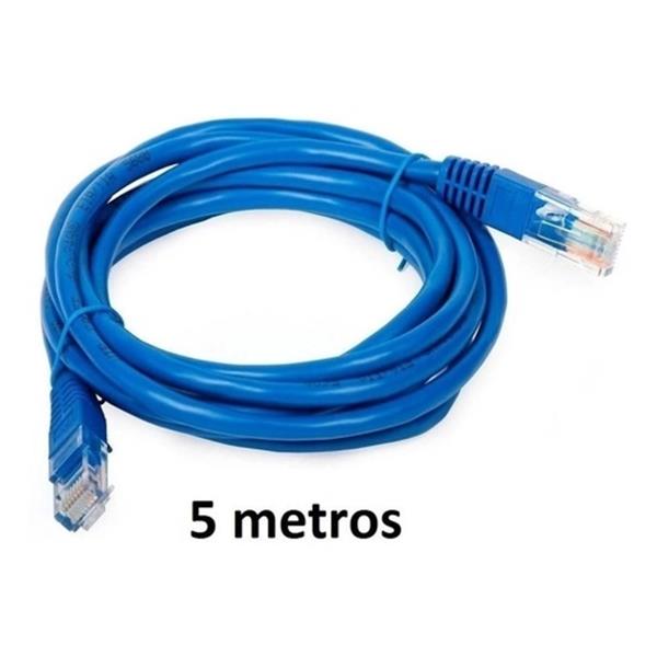 Cabo de Rede CAT5E RJ45 - 5 Metros