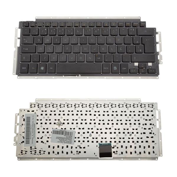 Teclado Para Notebook LG Xnote Z430 Z45 Z460 - Sem Moldura - Preto