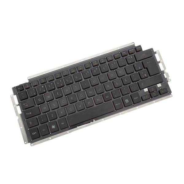 Teclado Para Notebook LG Xnote Z430 Z45 Z460 - Sem Moldura - Preto
