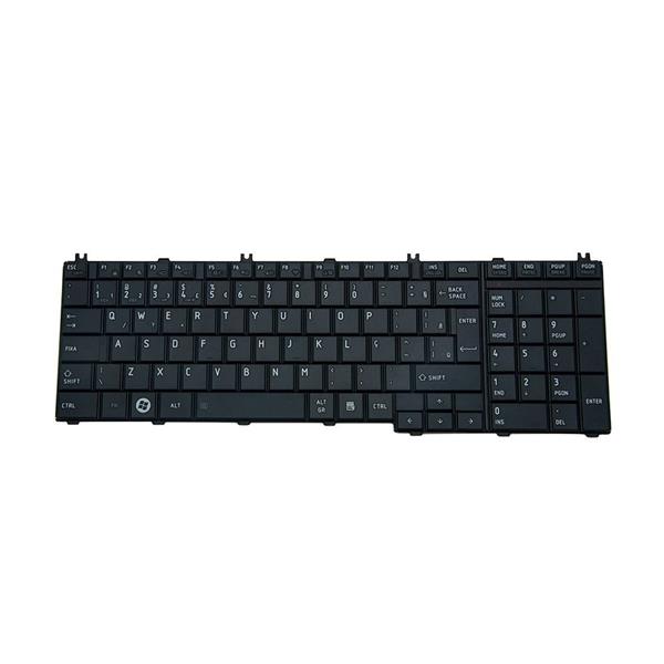 Teclado Para Notebook Toshiba Satellite C650 C655 C660 C665 L650 L670 L655 L755 Preto Br Uk Style