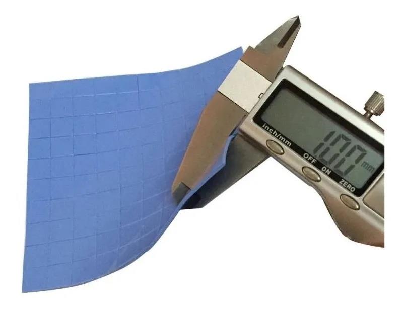 Thermal Pad Dissipador Térmico - Espessura 1mm - Tamanho 1x1cm - 6.0w/mk - 1 Unidade