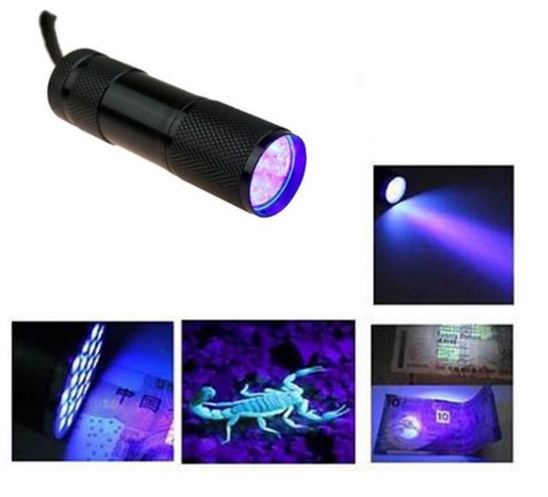 Kit Tinta UV Verde + Lanterna UV + Seringa