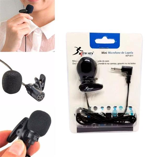 Microfone de Lapela - KT-911