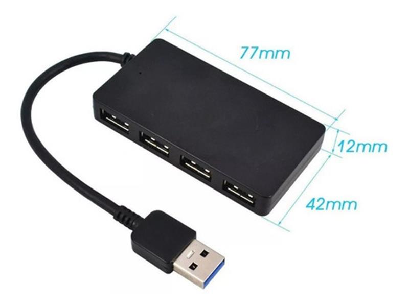Hub USB 3.0 - 4 Portas 5Gbps KP-T107