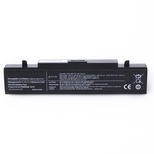 Bateria Para Notebook Samsung RV410 RV411 RV415 RV419 RV420 NP270 NP275 NP300 R480 Aa-Pb9Nc6B Aa-Pb9Ns6B - 9 Células - 11.1V - Preta