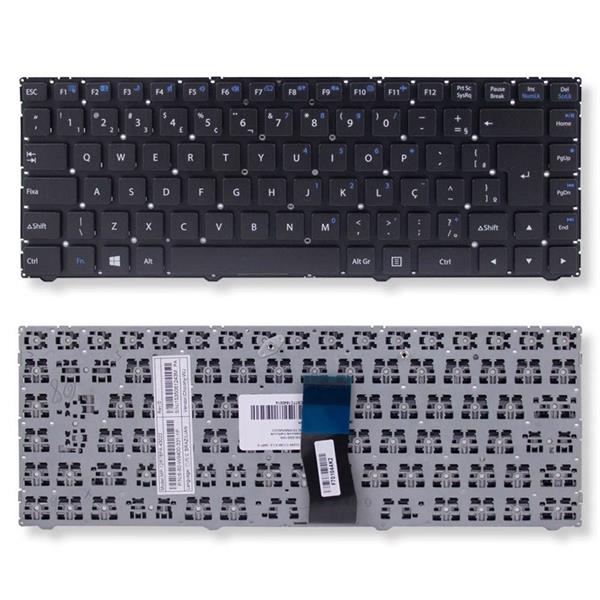 Teclado Para Notebook Positivo Premium XS3210 XS8320 XS8210 XS7010 XS7410 MP-12R78Pa-43022 - Sem Moldura