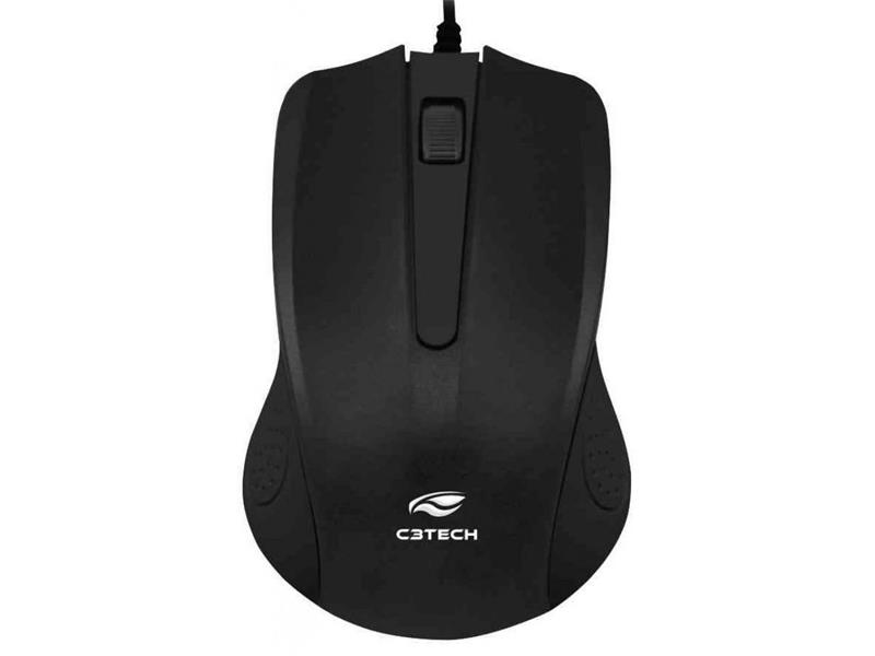Mouse USB 1000DPI - Preto - MS-20BK - C3Tech