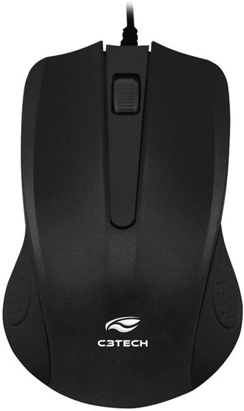 Mouse USB 1000DPI - Preto - MS-20BK - C3Tech