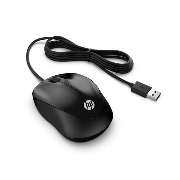 Mouse USB 1200DPI - Preto - 1000 - HP