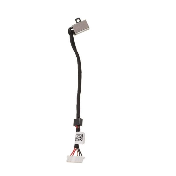 Conector Dc Jack Para Notebook Dell Inspiron I15 15-5000 5558 5566 5468 5458 3452 3552 P64G P75G - 4.5x3.0mm - Bobina Maior - Com Cabo
