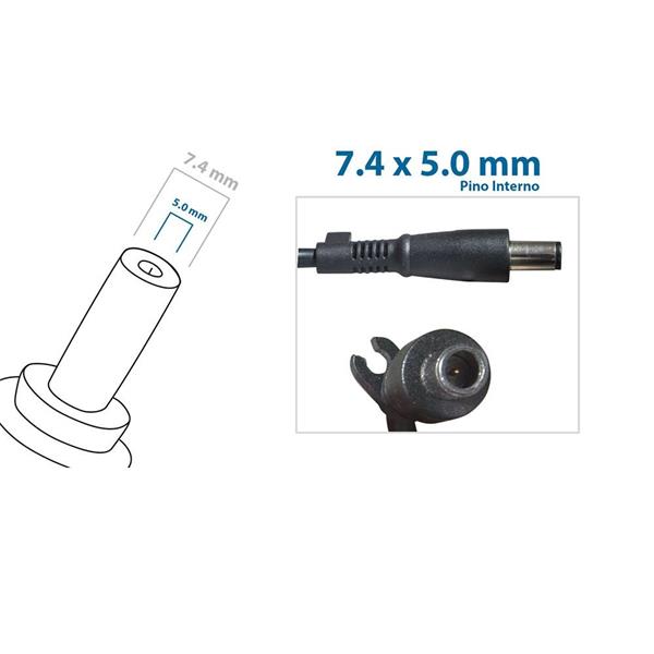 Fonte Carregador Dell 19.5V 4.62A 90W - 7.4x5.0mm - PA-10