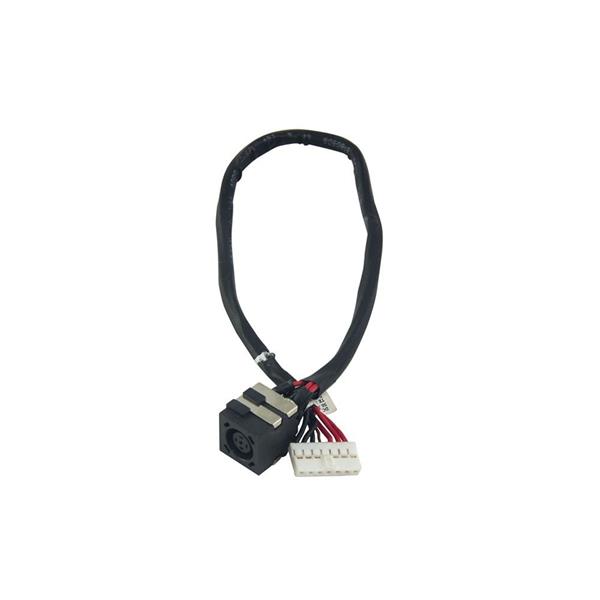 Conector Dc Jack Para Notebook Dell Vostro 3400 3500 3700 P09F - Pn: 50.4Es08.001 - 7.4x5.0mm - Com Cabo