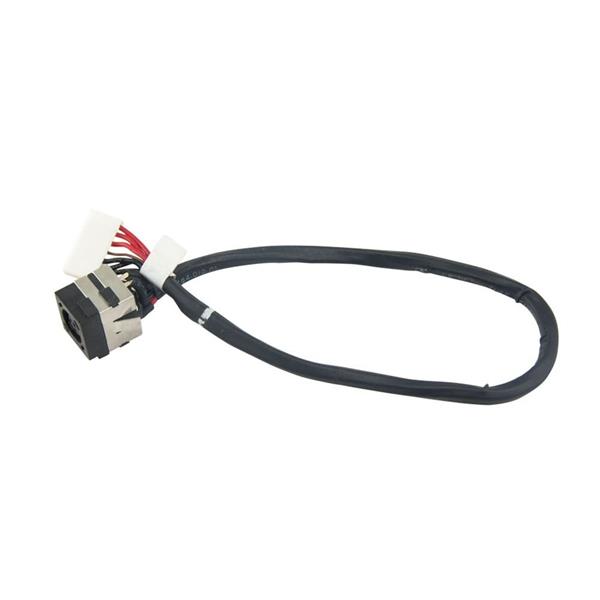 Conector Dc Jack Para Notebook Dell Vostro 3400 3500 3700 P09F - Pn: 50.4Es08.001 - 7.4x5.0mm - Com Cabo