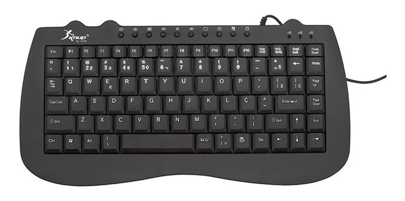 Teclado Multimidia Standard - Teclado Mini USB - KP-2008