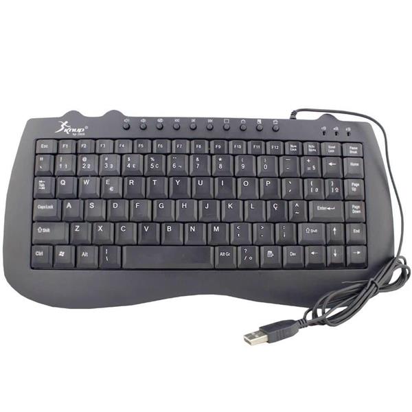 Teclado Multimidia Standard - Teclado Mini USB - KP-2008