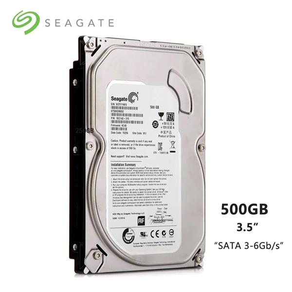 HD 500GB SATA III 3.5" - Seagate - Novo - HD Para PC
