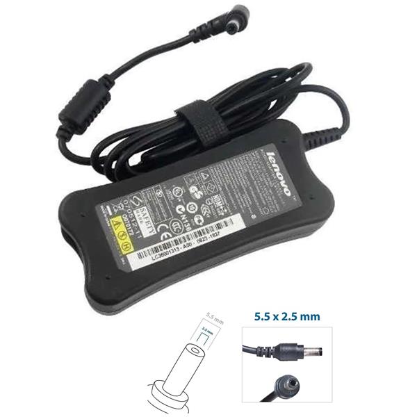 Fonte Carregador Lenovo 19V 3.42A 65W - 5.5x2.5mm - Com Logo Lenovo