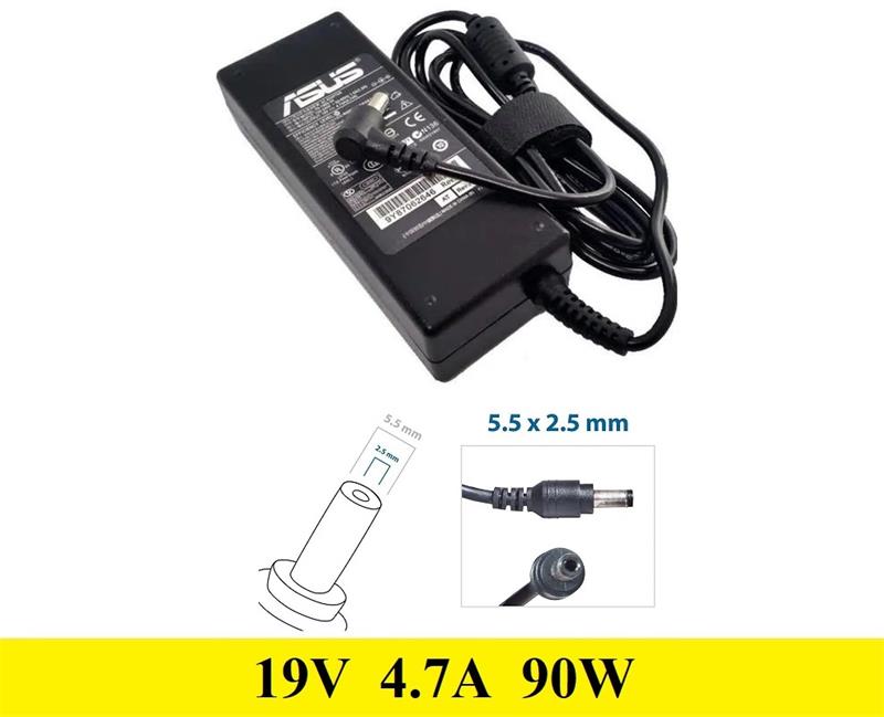 Fonte Carregador Asus 19V 4.7A 90W - 5.5x2.5mm - Logo Asus
