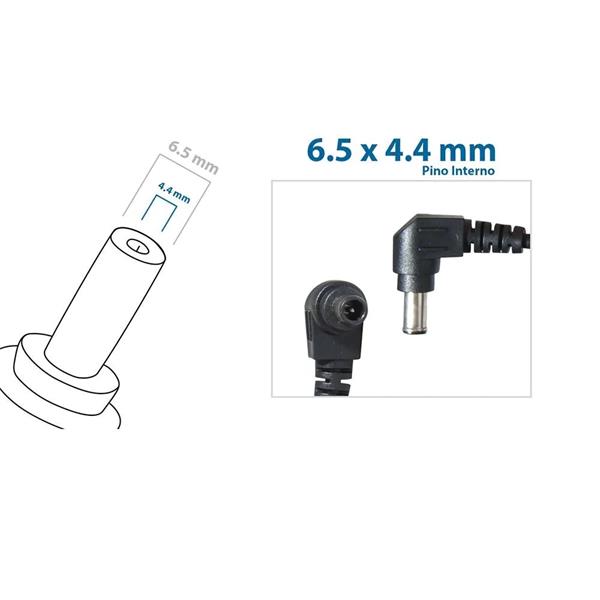 Fonte Carregador Samsung LG 12V 3.75A 19W - 6.5x4.4mm - Logo Samsung