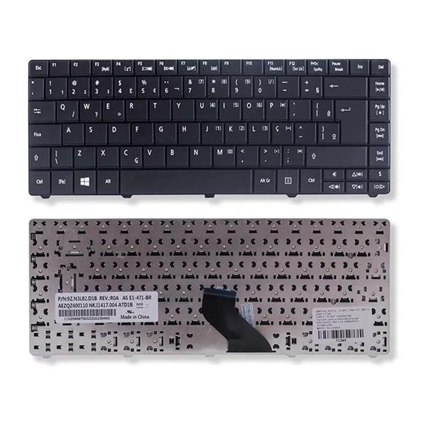 Teclado Para Notebook Acer E1-421 E1-431 E1-471 4810TZ MP-09G46PA-9204 - Wifi F3