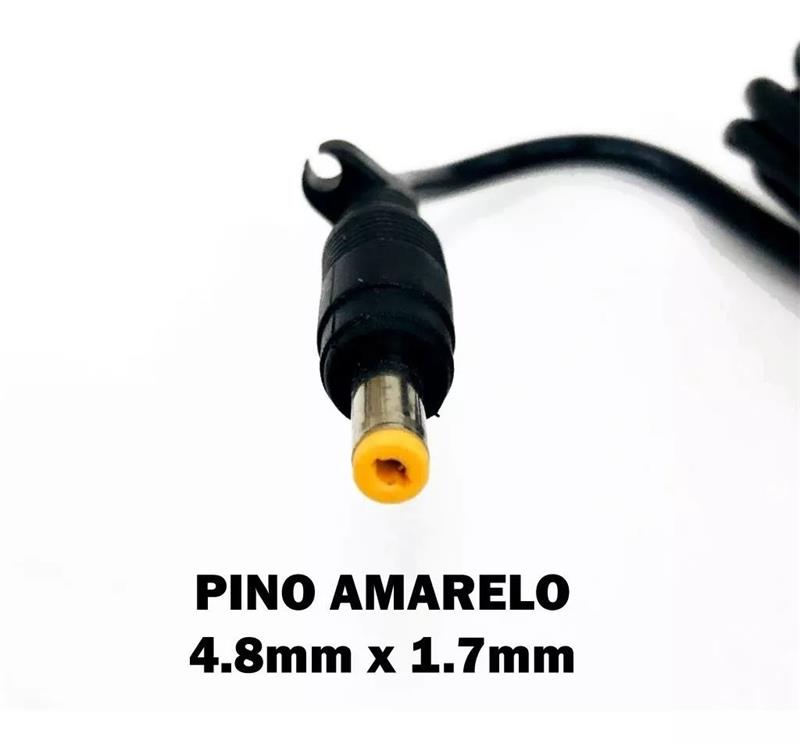 Fonte Carregador HP 18.5V 3.5A 65W - 4.8x1.7mm