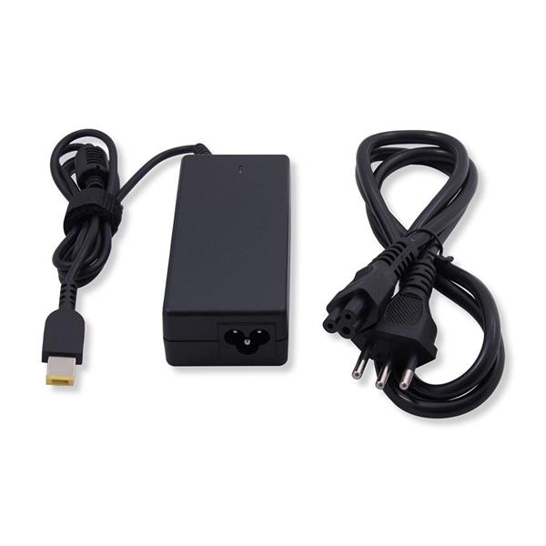 Fonte Carregador Lenovo 20V 3.25A 65W - 11x4.5mm - Conector Retangular USB