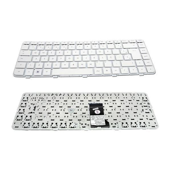 Teclado Para Notebook HP DM4-1000 DV5-2000 - Com Moldura - Branco