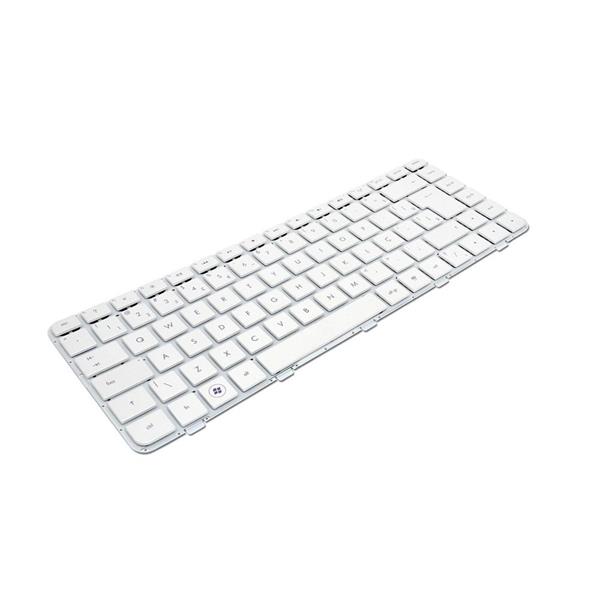 Teclado Para Notebook HP DM4-1000 DV5-2000 - Com Moldura - Branco