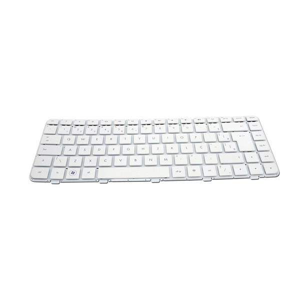Teclado Para Notebook HP DM4-1000 DV5-2000 - Com Moldura - Branco