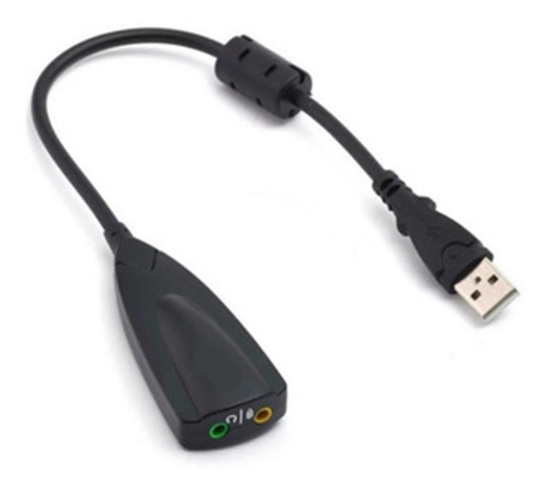 Adaptador Placa de Som USB 2.0 7.1 - HB-T130