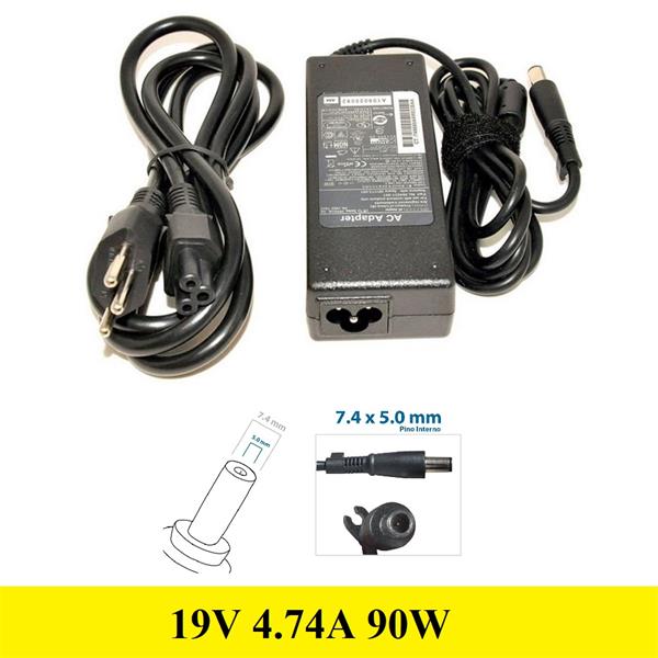 Fonte Carregador HP 19V 4.74A 90W - 7.4x5.0mm