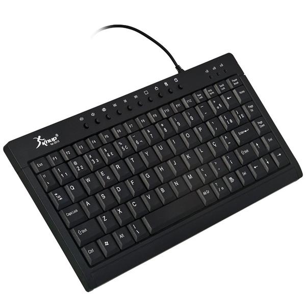 Teclado com Fio USB Mini Multimidia Standard - Teclado Mini USB - KP-2013 - Knup