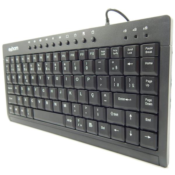 Teclado com Fio USB Mini Multimidia Standard - Teclado Mini USB - KP-2013 - Knup