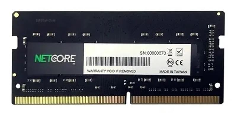 Memória Para Notebook 8GB DDR4 2400 PC4-19200 1.2V - Netcore