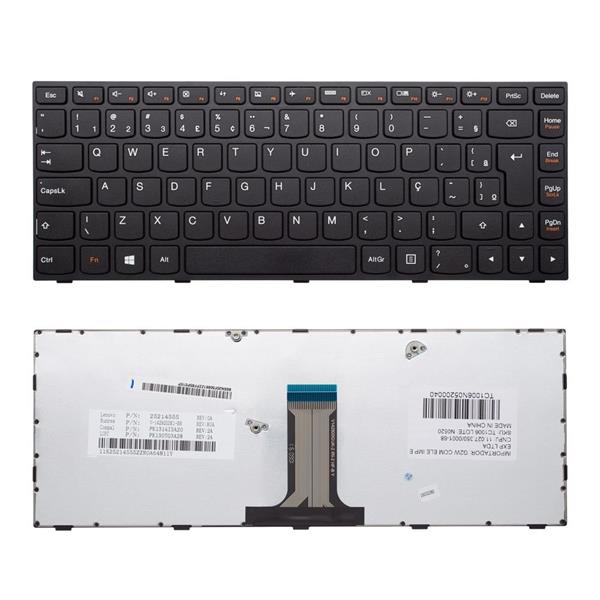 Teclado Para Notebook Lenovo B40 B40-30 B40-45 B40-70 B40-80 G40 G40-30 G40-45 G40-70 G40-75 G40-80 - Com Moldura