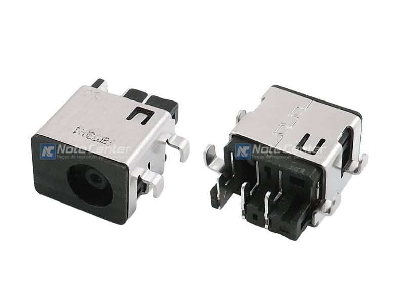 Conector Dc Jack Para Notebook Samsung NP300E5K NP300E5M NP300E5L - 5.0x3.0mm - Sem Cabo