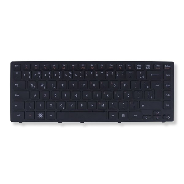Teclado Para Notebook LG S425 S430 S460 N450 N460 S43 P435 - Com Moldura - Preto