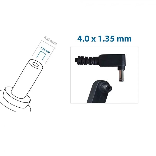 Cabo Para Reparo de Fonte Carregador Asus - 4.0x1.35mm