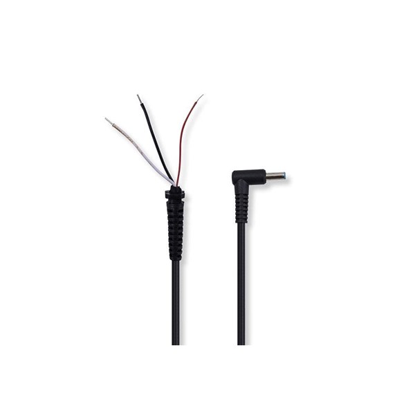 Cabo Para Reparo de Fonte Carregador Dell e HP - 4.5x2.7mm - Plug Azul