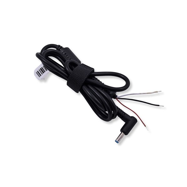 Cabo Para Reparo de Fonte Carregador Dell e HP - 4.5x2.7mm - Plug Azul